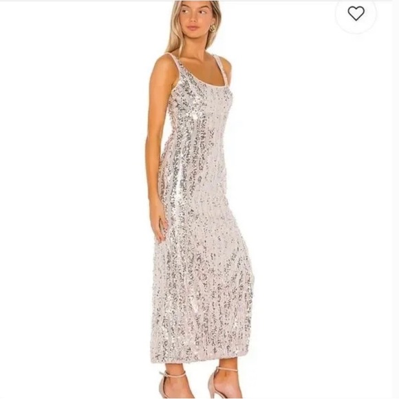 Revolve Majorelle Danielle Maxi Sequins Cocktail Party Dress xxs - Picture 3 of 10